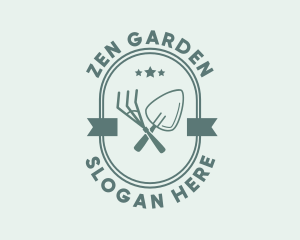 Rustic Garden Tools logo design