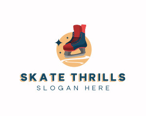 Ice Skater Shoes logo design