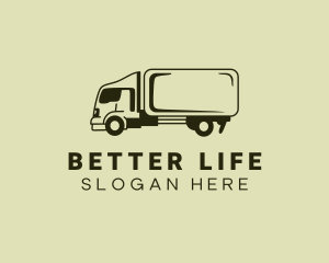 Logistics Delivery Truck Logo