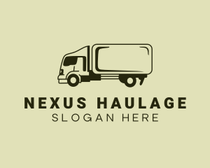 Logistics Delivery Truck logo design