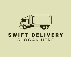 Logistics Delivery Truck logo design