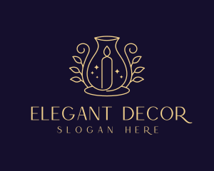 Scented Artisanal Candle logo design