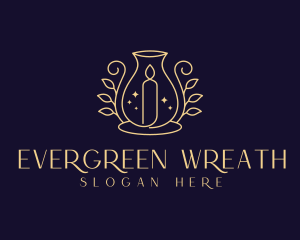 Scented Artisanal Candle logo design