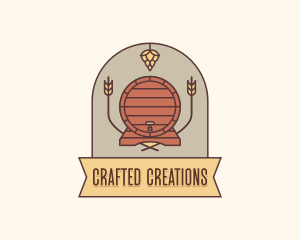 Beer Barrel Keg logo design