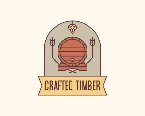 Beer Barrel Keg logo design