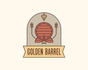 Beer Barrel Keg logo design