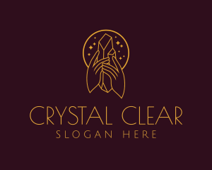 Mystical Crystal Jewelry  logo design