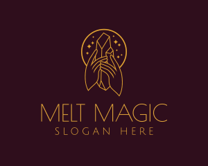 Mystical Crystal Jewelry  logo design