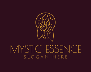 Mystical Crystal Jewelry  logo design