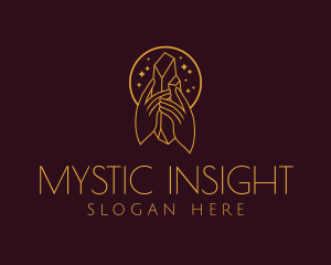 Mystical Crystal Jewelry  logo design