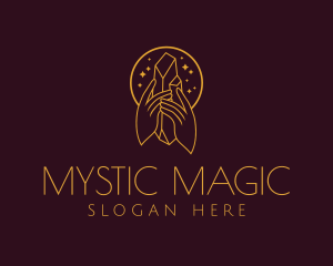 Mystical Crystal Jewelry  logo design