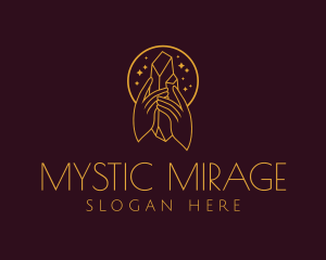 Mystical Crystal Jewelry  logo design