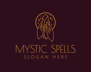 Mystical Crystal Jewelry  logo design