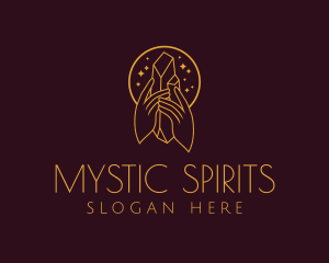 Mystical Crystal Jewelry  logo design