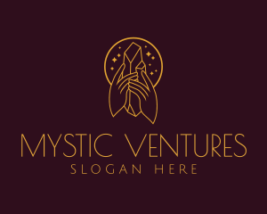 Mystical Crystal Jewelry  logo design