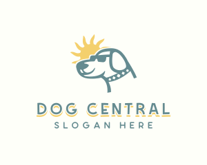 Pet Dog Summer logo design