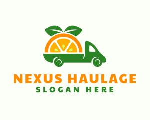 Orange Fruit Truck logo design