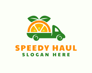 Orange Fruit Truck logo design