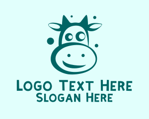 Dairy - Cow Head Dairy logo design