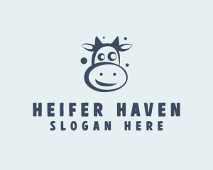 Cow Cattle Animal logo