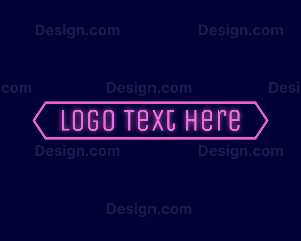 Modern Generic Neon Logo