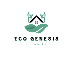 House Eco Friendly Landscaping logo design