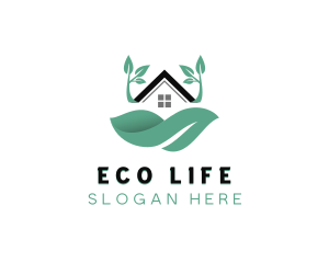 House Eco Friendly Landscaping logo design