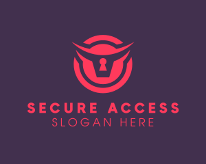 Tech Security Animal logo design