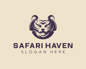 Tiger Animal Safari logo design