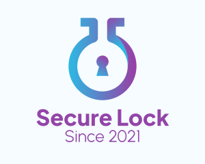 Laboratory Flask Lock  logo
