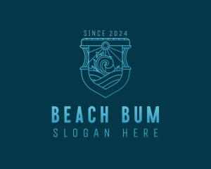 Coastal Wave Tourism logo design