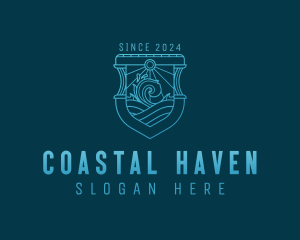 Coastal Wave Tourism logo design