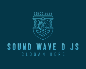 Coastal Wave Tourism logo design