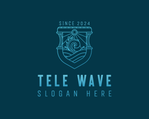 Coastal Wave Tourism logo design