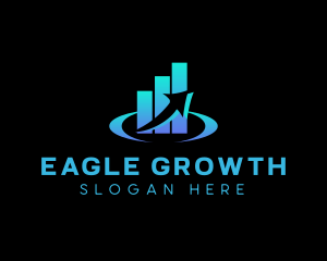 Graph Investment Growth Arrow logo design