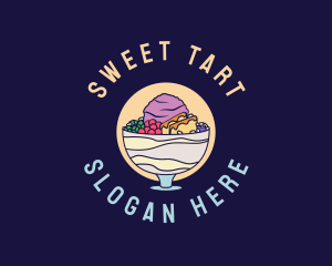 Halo-halo Filipino Dessert  logo design