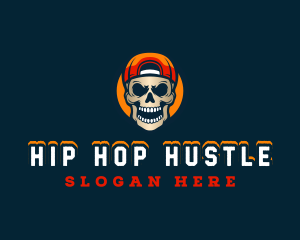 Skull Street Cap logo design