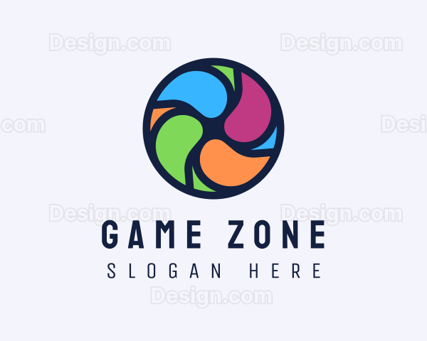 Generic Colorful Stained Glass Logo