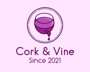 Wine Glass Drip logo