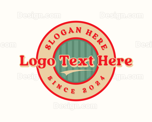 Retro Hipster Brand Logo