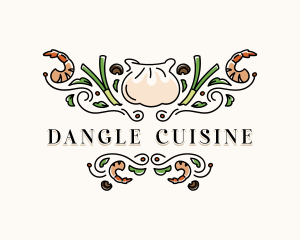 Dumpling Cuisine Restaurant  logo design