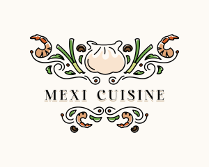 Dumpling Cuisine Restaurant  logo design