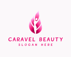 Natural Woman Beauty  logo design