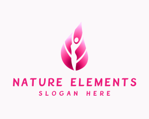 Natural Woman Beauty  logo design