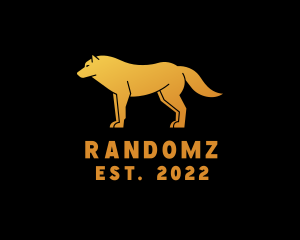 Golden Wild Wolf logo
