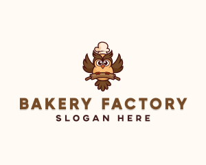 Bakery Chef Bird logo design