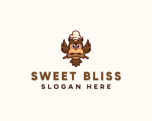 Bakery Chef Bird logo design