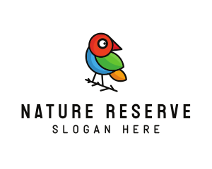 Avian Bird Animal logo design