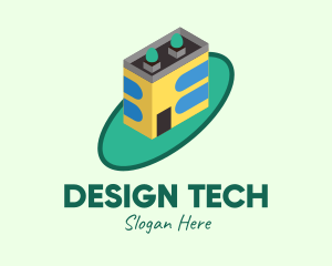 Geometric Building Design  logo design