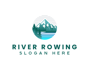 Mountain River Nature logo design